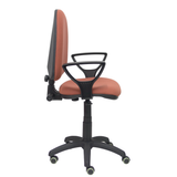 Silla de oficina Piqueras y Crespo Ayna Bali - Brazos fijos - Ref. fabricante 04CPBALI100BGOLFRP - Marron