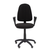 Silla de oficina Piqueras y Crespo Ayna Bali - Brazos fijos - Ref. fabricante 04CPBALI100BGOLFRP - Negro
