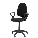 Silla de oficina Piqueras y Crespo Ayna Bali - Brazos fijos - Ref. fabricante 04CPBALI100BGOLFRP - Negro