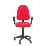 Silla de oficina Piqueras y Crespo Ayna Bali - Brazos fijos - Ref. fabricante 04CPBALI100BGOLFRP - Rojo