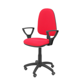 Silla de oficina Piqueras y Crespo Ayna Bali - Brazos fijos - Ref. fabricante 04CPBALI100BGOLFRP - Rojo