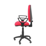 Silla de oficina Piqueras y Crespo Ayna Bali - Brazos fijos - Ref. fabricante 04CPBALI100BGOLFRP - Rojo
