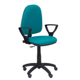Silla de oficina Piqueras y Crespo Ayna Bali - Brazos fijos - Ref. fabricante 04CPBALI100BGOLFRP - Turquesa