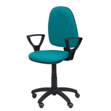Silla de oficina Piqueras y Crespo Ayna Bali - Brazos fijos - Ref. fabricante 04CPBALI100BGOLFRP - Turquesa