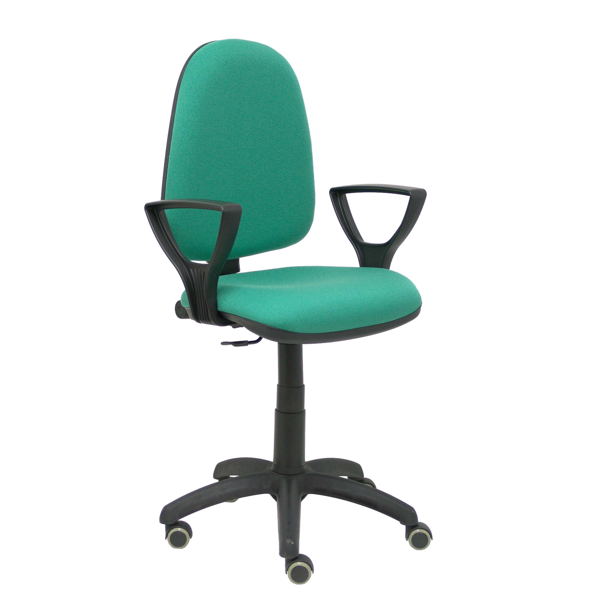 Silla de oficina Piqueras y Crespo Ayna Bali - Brazos fijos - Ref. fabricante 04CPBALI100BGOLFRP - Verde Esmeralda