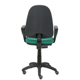 Silla de oficina Piqueras y Crespo Ayna Bali - Brazos fijos - Ref. fabricante 04CPBALI100BGOLFRP - Verde Esmeralda