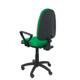 Silla de oficina Piqueras y Crespo Ayna Bali - Brazos fijos - Ref. fabricante 04CPBALI15BGOLF - Verde
