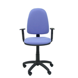Silla de oficina Piqueras y Crespo Ayna Bali - Brazos - Ref. fabricante 04CPBALI100B10 - Azul Claro