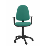 Silla de oficina Piqueras y Crespo Ayna Bali - Brazos - Ref. fabricante 04CPBALI100B10 - Verde Esmeralda
