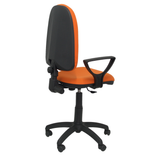 Silla de oficina Piqueras y Crespo Ayna Bali - Brazos fijos - Ref. fabricante 04CPBALI308BGOLF - Naranja