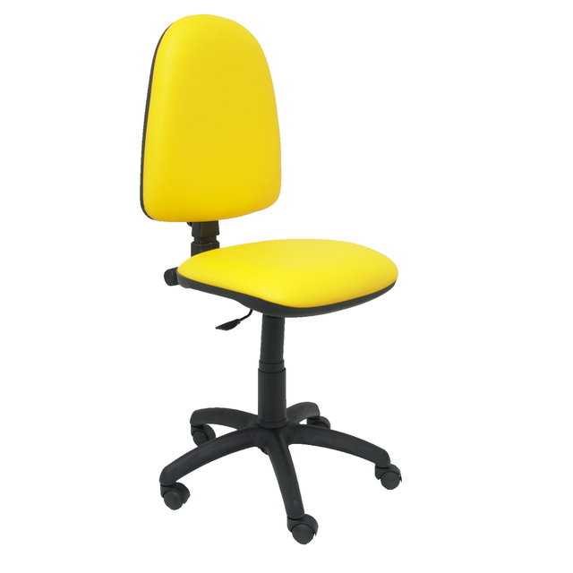 Silla de oficina Piqueras y Crespo Ayna Similpiel - Ref. fabricante 04CPSP220 - Amarillo