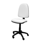 Silla de oficina Piqueras y Crespo Ayna Similpiel - Ref. fabricante 04CPSP220 - Blanco
