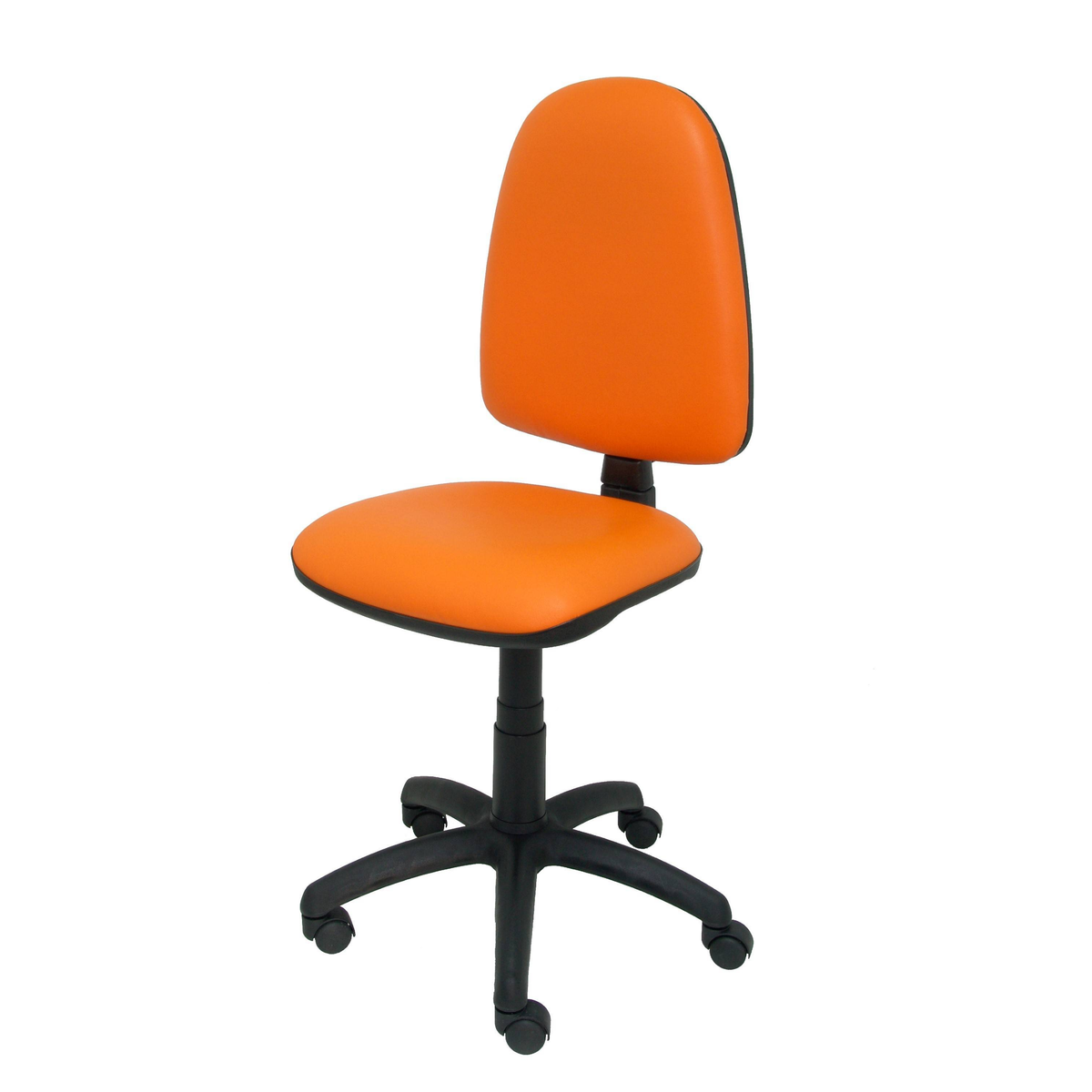 Silla de oficina Piqueras y Crespo Ayna Similpiel - Ref. fabricante 04CPSP220 - Naranja