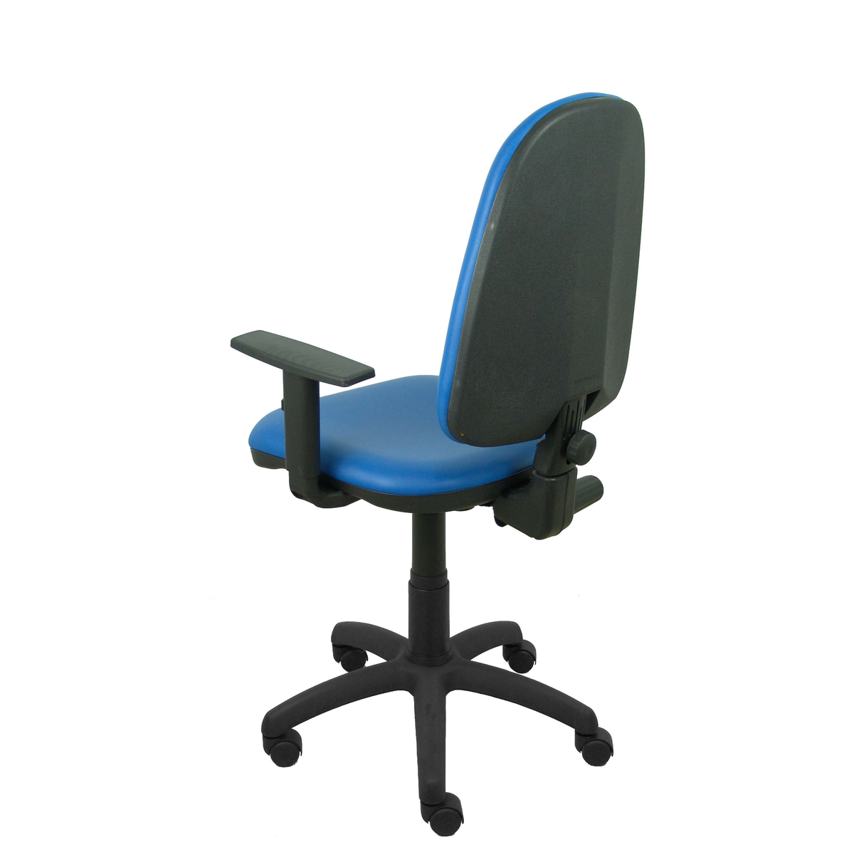 Silla de oficina Piqueras y Crespo Ayna Similpiel - Brazos - Ref. fabricante 04CPSP100B10 - Azul