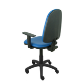 Silla de oficina Piqueras y Crespo Ayna Similpiel - Brazos - Ref. fabricante 04CPSP100B10 - Azul