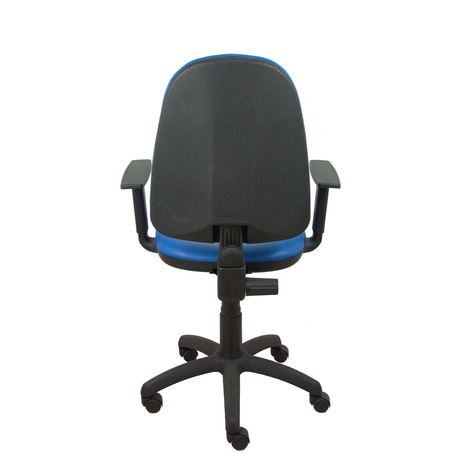 Silla de oficina Piqueras y Crespo Ayna Similpiel - Brazos - Ref. fabricante 04CPSP100B10 - Azul