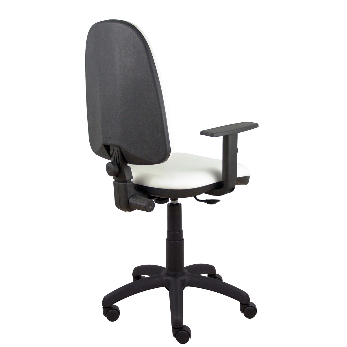 Silla de oficina Piqueras y Crespo Ayna Similpiel - Brazos - Ref. fabricante 04CPSP100B10 - Blanco