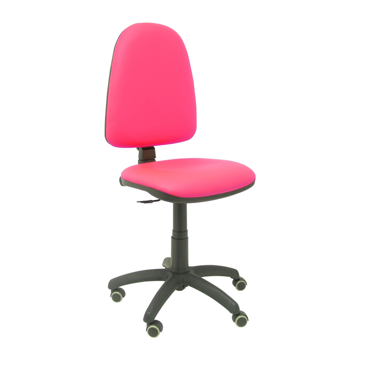Silla de oficina Piqueras y Crespo Ayna Similpiel - Ruedas parquet - Ref. fabricante 04CPSP24RP - Rosa