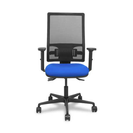 Silla de oficina Piqueras y Crespo Bormate Malla + Bali - Ref. fabricante 405ASM840B100B2B68R65L - Azul