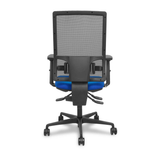 Silla de oficina Piqueras y Crespo Bormate Malla + Bali - Ref. fabricante 405ASM840B100B2B68R65L - Azul