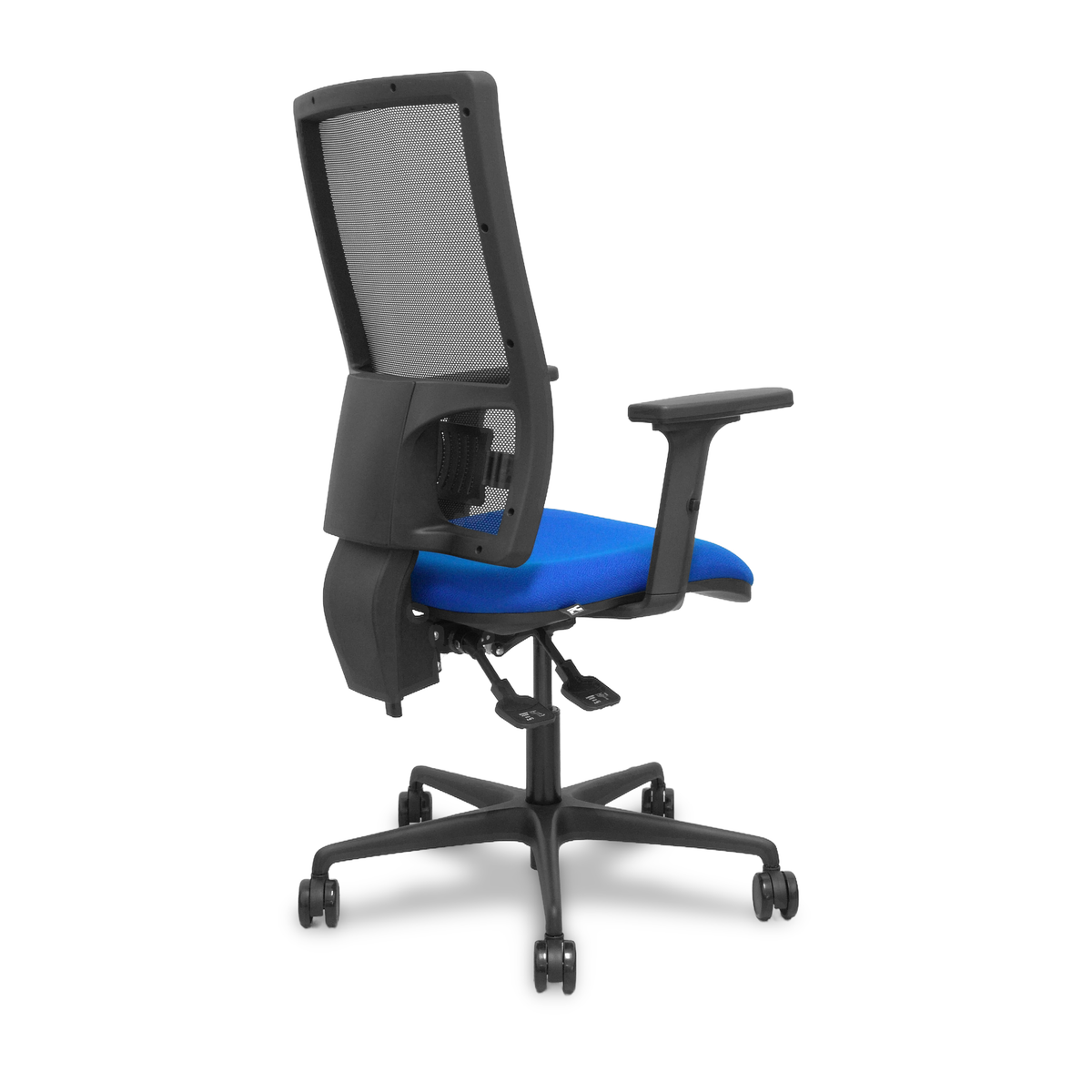 Silla de oficina Piqueras y Crespo Bormate Malla + Bali - Ref. fabricante 405ASM840B100B2B68R65L - Azul