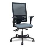 Silla de oficina Piqueras y Crespo Bormate Malla + Bali - Ref. fabricante 405ASM840B100B2B68R65L - Gris