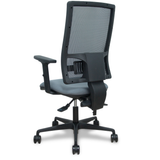 Silla de oficina Piqueras y Crespo Bormate Malla + Bali - Ref. fabricante 405ASM840B100B2B68R65L - Gris