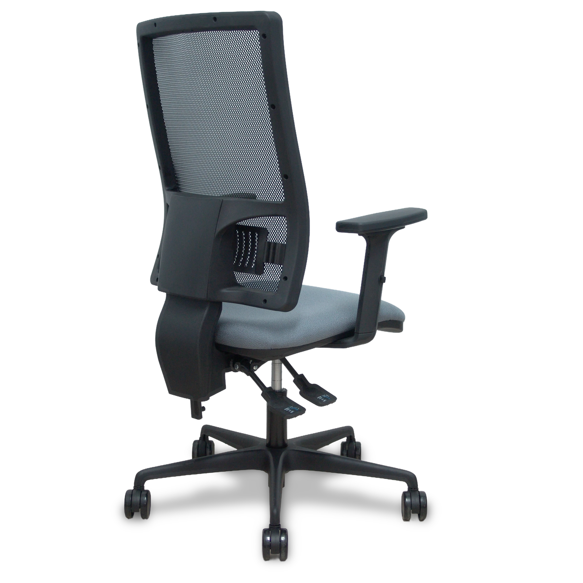 Silla de oficina Piqueras y Crespo Bormate Malla + Bali - Ref. fabricante 405ASM840B100B2B68R65L - Gris