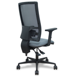Silla de oficina Piqueras y Crespo Bormate Malla + Bali - Ref. fabricante 405ASM840B100B2B68R65L - Gris