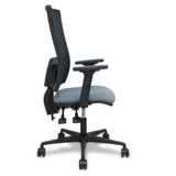Silla de oficina Piqueras y Crespo Bormate Malla + Bali - Ref. fabricante 405ASM840B100B2B68R65L - Gris