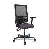 Silla de oficina Piqueras y Crespo Bormate Malla + Bali - Ref. fabricante 405ASM840B100B2B68R65L - Gris Oscuro