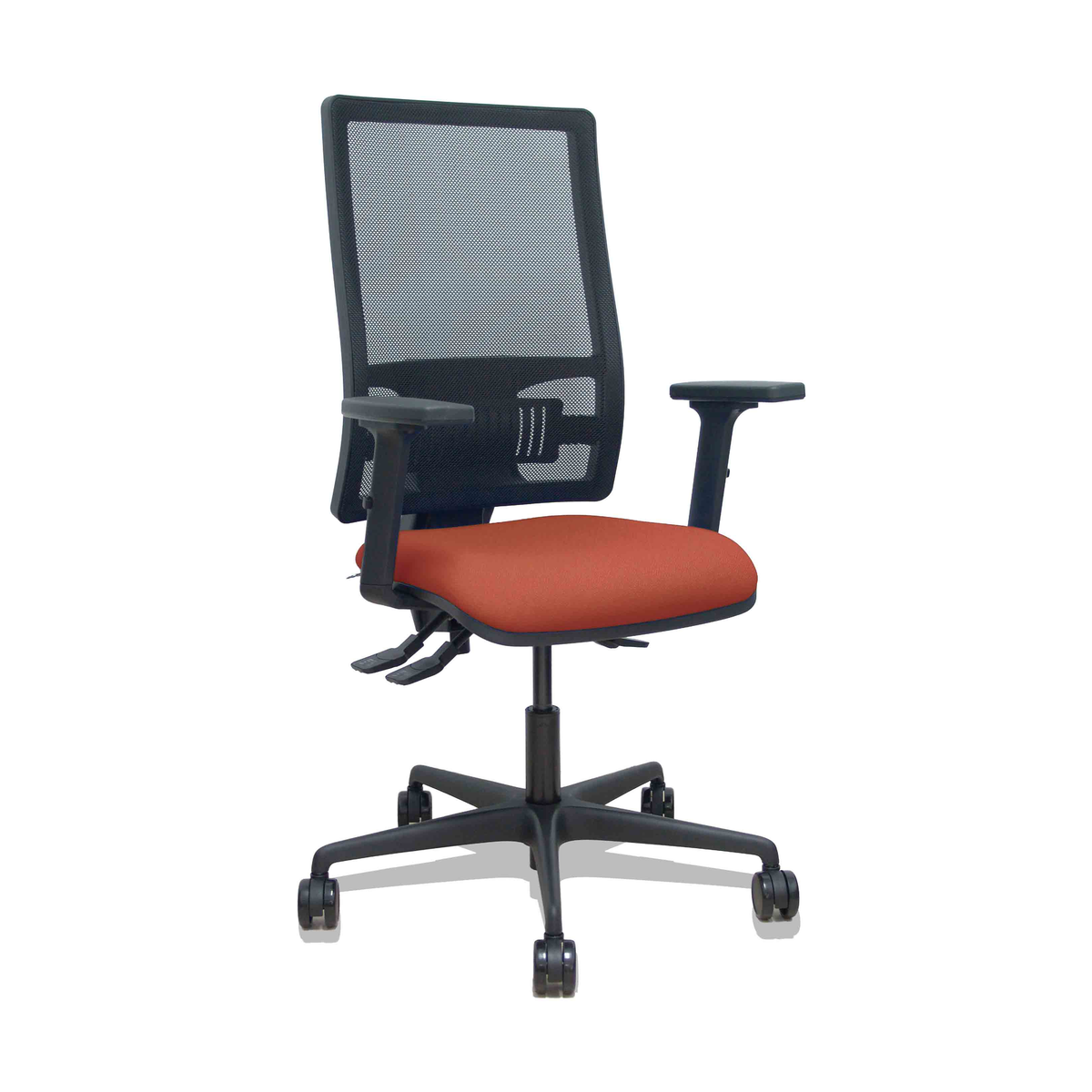 Silla de oficina Piqueras y Crespo Bormate Malla + Bali - Ref. fabricante 405ASM840B100B2B68R65L - Marron