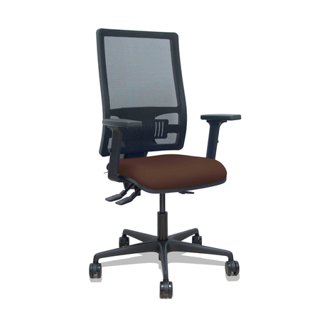 Silla de oficina Piqueras y Crespo Bormate Malla + Bali - Ref. fabricante 405ASM840B100B2B68R65L - Marron Oscuro