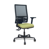 Silla de oficina Piqueras y Crespo Bormate Malla + Bali - Ref. fabricante 405ASM840B100B2B68R65L - Verde Oliva