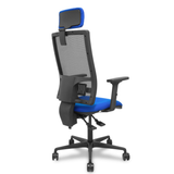 Silla de oficina Piqueras y Crespo Bormate Malla + - Ref. fabricante 405ASM840B100B2B68R65CRL - Azul