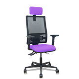 Silla de oficina Piqueras y Crespo Bormate Malla + - Ref. fabricante 405ASM840B100B2B68R65CRL - Lila