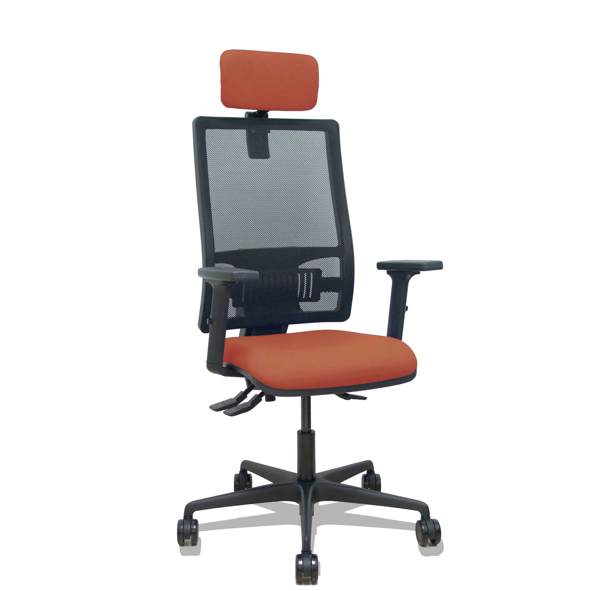 Silla de oficina Piqueras y Crespo Bormate Malla + - Ref. fabricante 405ASM840B100B2B68R65CRL - Marron