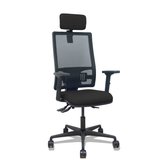 Silla de oficina Piqueras y Crespo Bormate Malla + - Ref. fabricante 405ASM840B100B2B68R65CRL - Negro