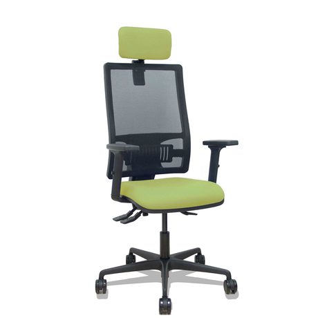 Silla de oficina Piqueras y Crespo Bormate Malla + - Ref. fabricante 405ASM840B100B2B68R65CRL - Verde Oliva