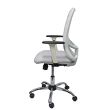 Silla de oficina Piqueras y Crespo Cilanco Blanca Malla + - Ref. fabricante 354SBM10SP10B354CRRP - Gris