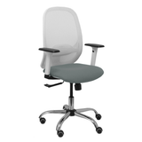Silla de oficina Piqueras y Crespo Cilanco Blanca Malla + - Ref. fabricante 354SBM10B100B354CRRP - Gris