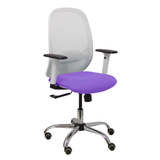 Silla de oficina Piqueras y Crespo Cilanco Blanca Malla + - Ref. fabricante 354SBM10B100B354CRRP - Lila