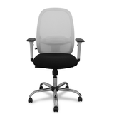 Silla de oficina Piqueras y Crespo Cilanco Blanca Malla + - Ref. fabricante 354SBM10B100B354CRRP - Negro