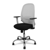 Silla de oficina Piqueras y Crespo Cilanco Blanca Malla + - Ref. fabricante 354SBM10B100B354CRRP - Negro