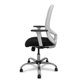 Silla de oficina Piqueras y Crespo Cilanco Blanca Malla + - Ref. fabricante 354SBM10B100B354CRRP - Negro