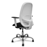 Silla de oficina Piqueras y Crespo Cilanco Blanca Malla + - Ref. fabricante 354SBM10B100B354CRRP - Negro