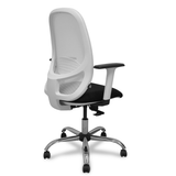 Silla de oficina Piqueras y Crespo Cilanco Blanca Malla + - Ref. fabricante 354SBM10B100B354CRRP - Negro