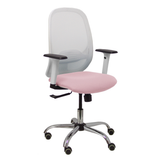 Silla de oficina Piqueras y Crespo Cilanco Blanca Malla + - Ref. fabricante 354SBM10B100B354CRRP - Rosa