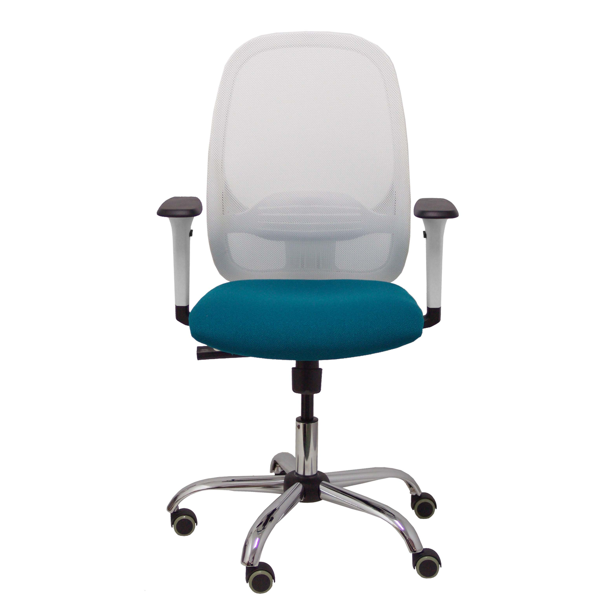 Silla de oficina Piqueras y Crespo Cilanco Blanca Malla + - Ref. fabricante 354SBM10B100B354CRRP - Verde Petroleo