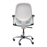 Silla de oficina Piqueras y Crespo Cilanco Blanca Malla + - Ref. fabricante 354SBM10B100B354CRRP - Verde Petroleo
